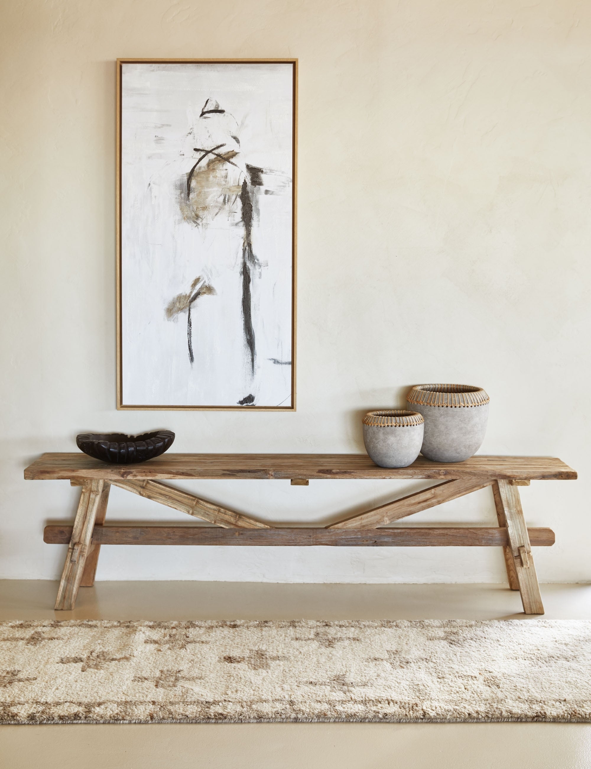 Arlene Bench - Modern Wooden Entryway Bench with Storage for Hallway, Living Room & Bedroom - Perfect for Home Decor & Organization