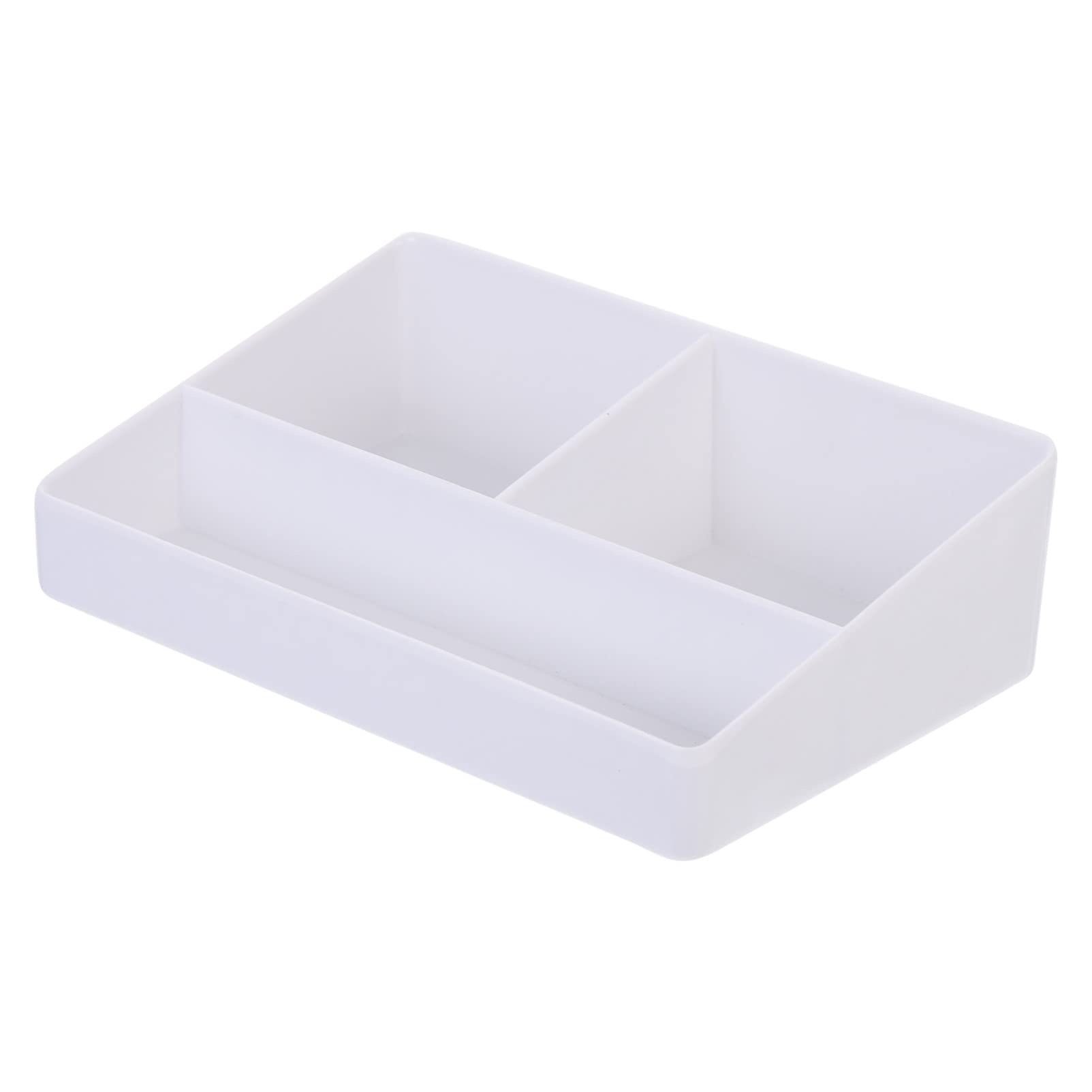3 Compartment Coffee Condiment Organizer - Sugar, Tea Bags & Creamer Storage Holder for Office Breakroom, Kitchen & Home Use - Perfect for Coffee Stations & Pantry Organization