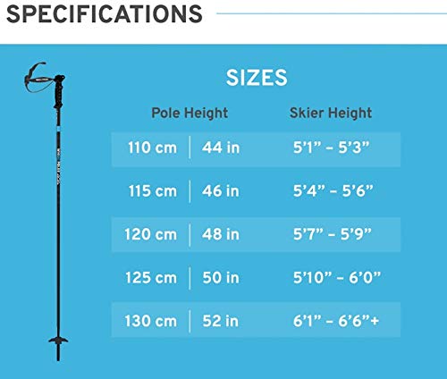 Best Ski Pole Flask for Skiers - 16 oz Stainless Steel Liquor Holder with Free Collapsible Funnel & Decorative Stickers | Perfect for Ski Trips, Après-Ski Parties & Outdoor Adventures