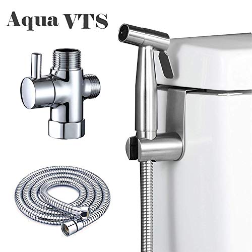 Portable Bidet Sprayer for Toilet - Shattaf with T-Adapter for Easy Installation | Perfect for Bathroom Hygiene, Travel & Postpartum Care