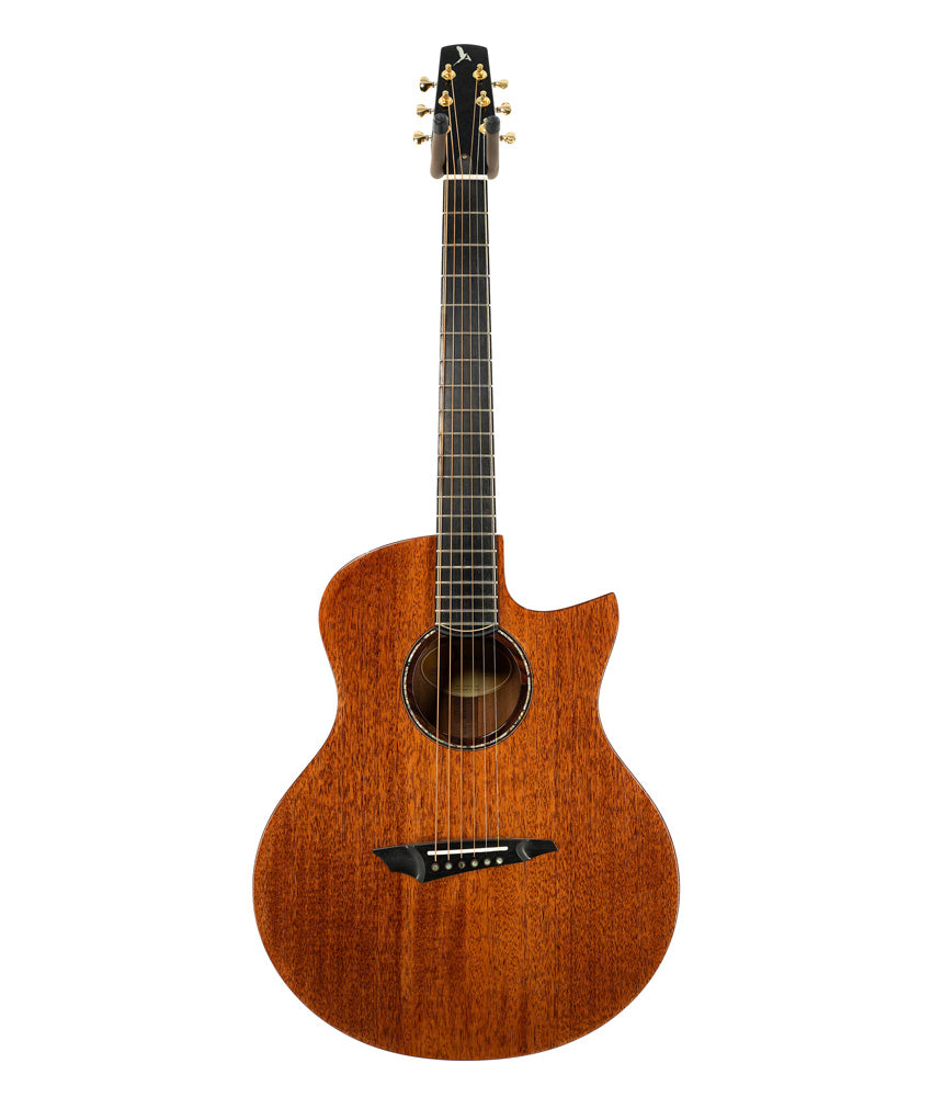 Avian Guitars Songbird 2A Mahogany Acoustic Guitar - Premium Solid Wood Guitar for Professional Musicians & Beginners - Perfect for Live Performances, Studio Recording & Home Practice