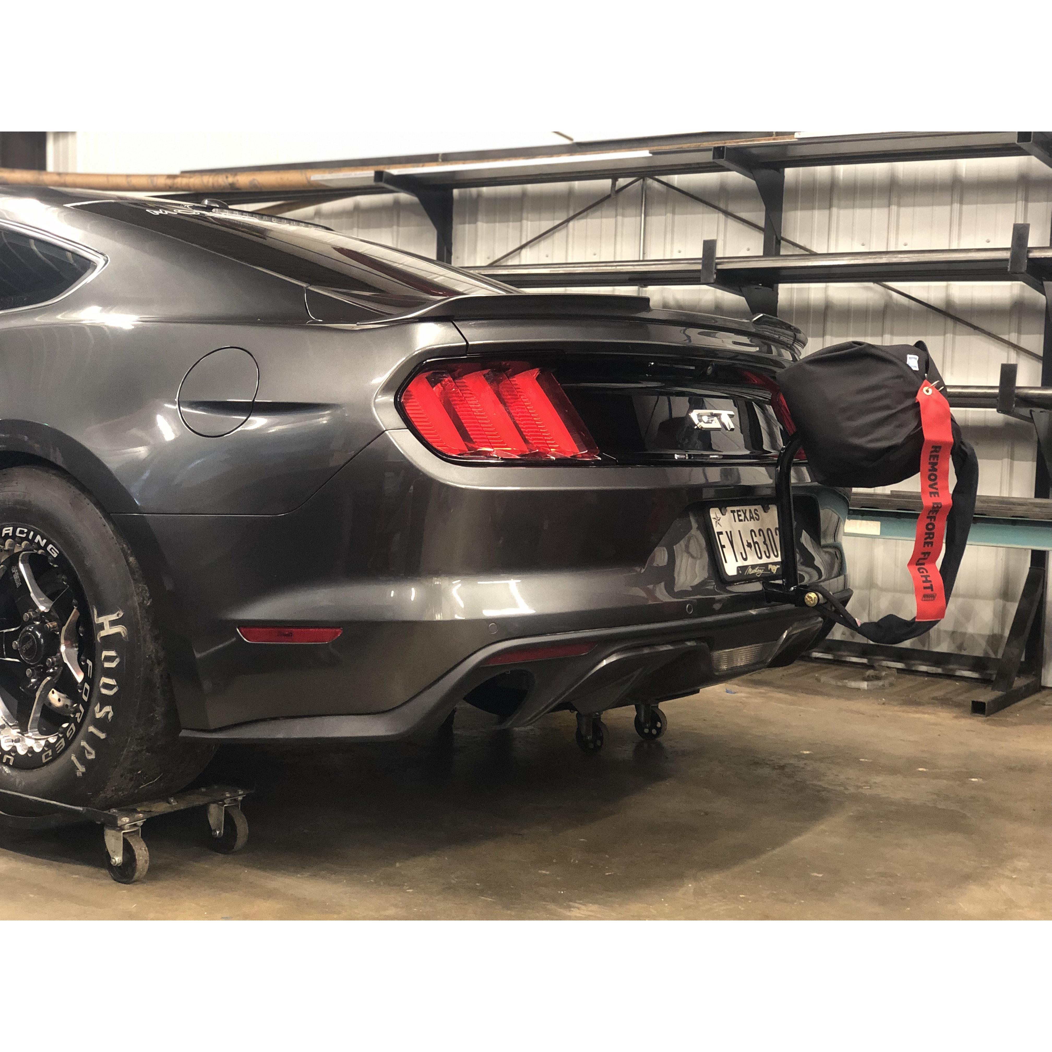 2015-2022 Ford Mustang S550 Parachute Mount Kit - Compatible with 2014-2022 Models | Drag Racing & High-Speed Performance Accessory