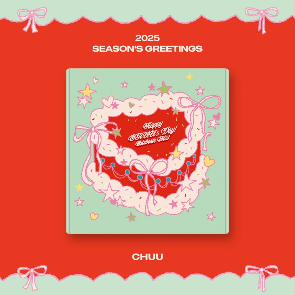 CHUU 2025 Season's Greetings 'Happy CHUU's Day! Celebrate Me!' K-pop Merchandise for Fans - Perfect for Birthday Gifts, Fan Meetings, and K-pop Collections