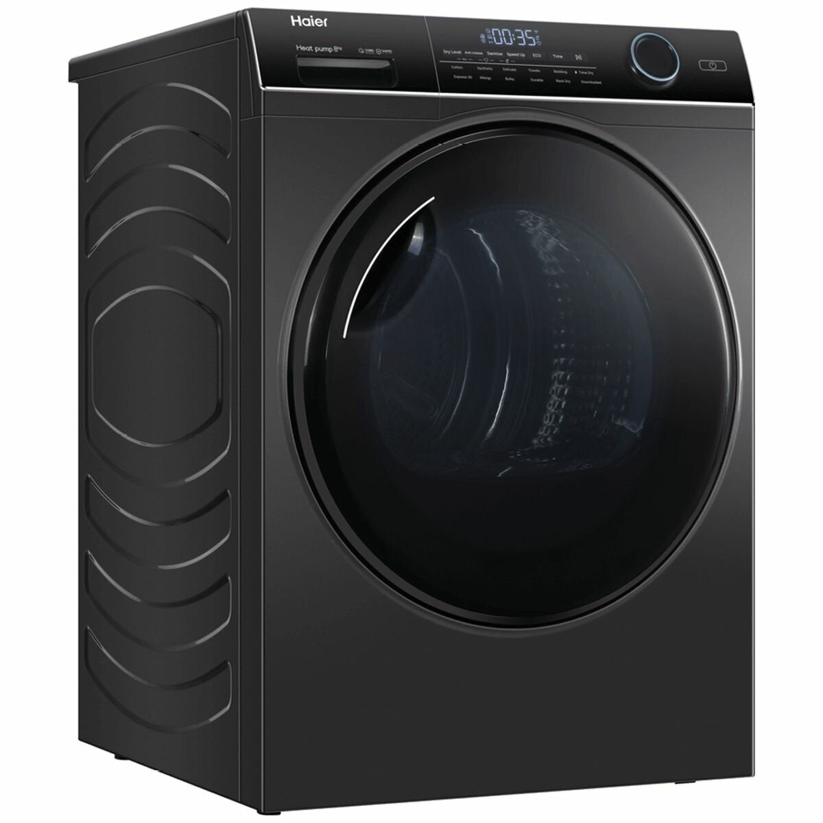Haier 500 Series 8kg Heat Pump Dryer HDHP80ANB1 - Energy Efficient, Quiet Laundry Appliance for Home & Apartment Use