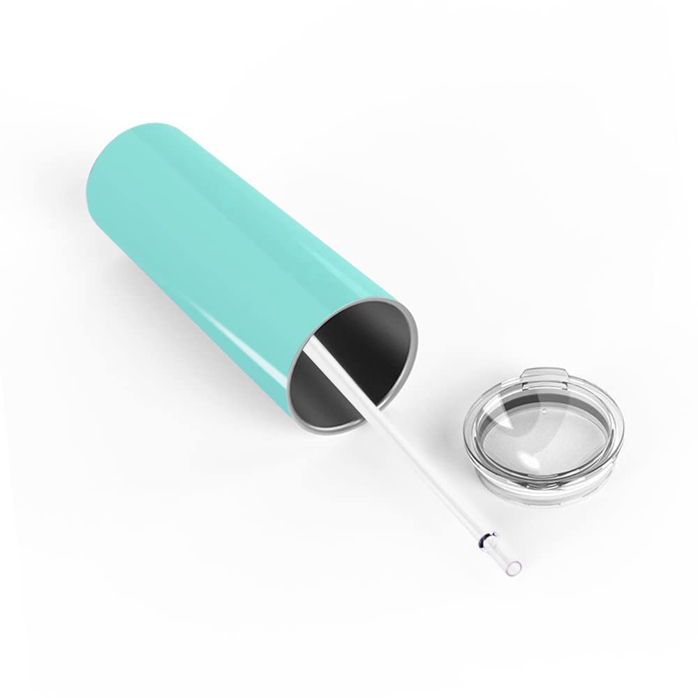 Cuptify 20 oz Stainless Steel Vacuum Insulated Travel Mug with Lid - Seafoam Gloss Finish, Double Wall Insulation for Hot & Cold Drinks - Perfect for Commuting, Office, Hiking and Outdoor Activities