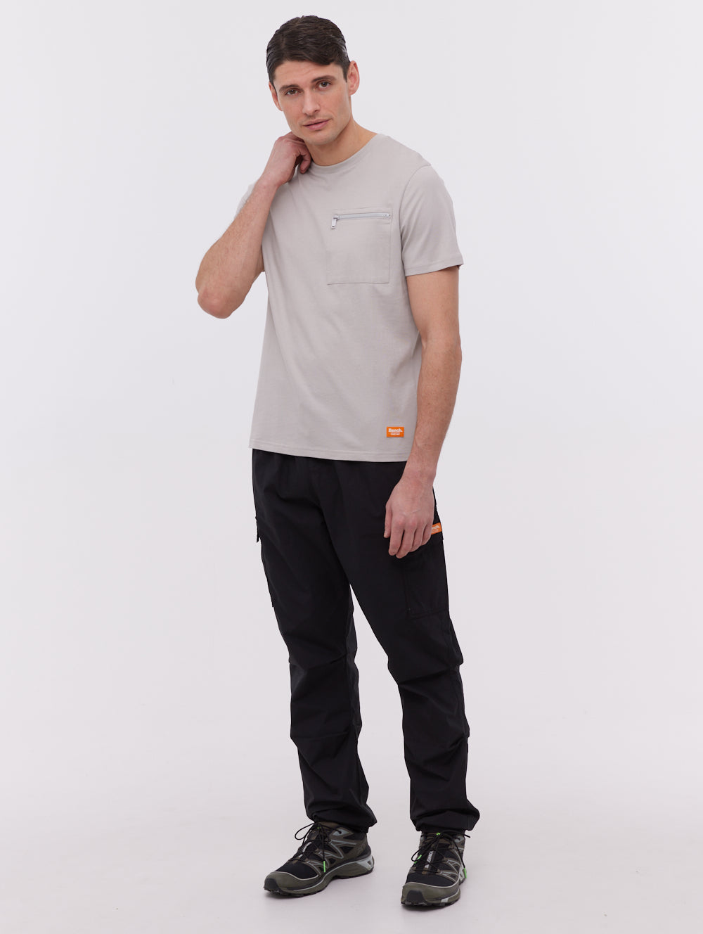 Hapsi Men's Casual Chest Pocket T-Shirt - Comfortable Cotton Tee for Everyday Wear, Work & Outdoor Activities