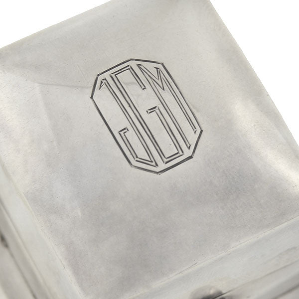 Vintage Art Deco Sterling Silver Ring Box by Wright Kay & Co. Jewelers - Perfect for Engagement, Wedding & Gift Presentation