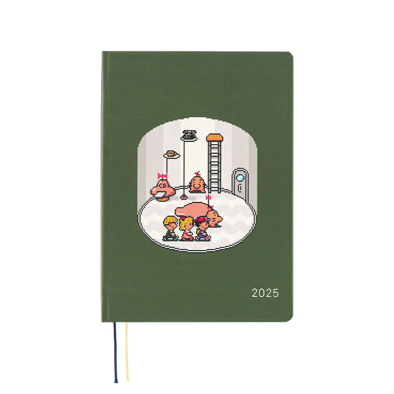 Hobonichi Techo 2025 MOTHER A5 Daily Planner - January Start, Monday Start - Japanese Edition - Perfect for Journaling, Planning & Gift Giving