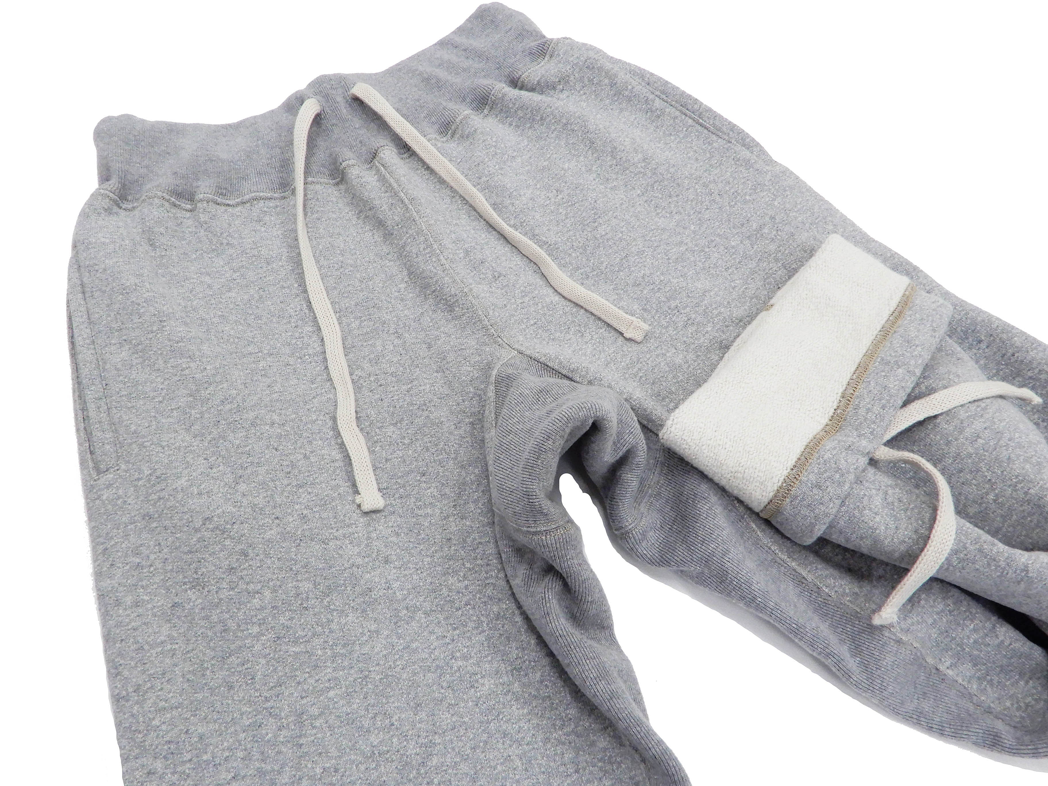Vintage Inspired Men's Sweatpants - TOYS McCOY Plain Straight Leg Drawstring Pants TMC2380 020 Gray | Casual Lounge Wear & Street Style Fashion