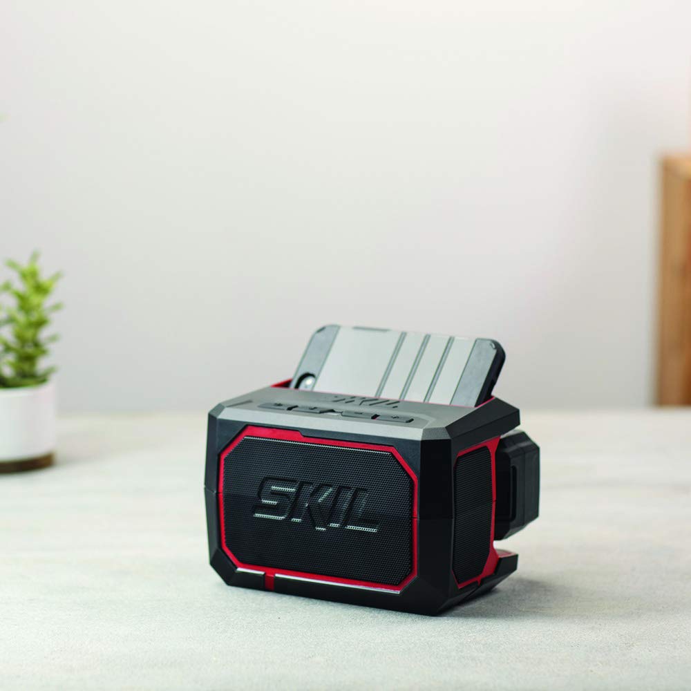 SKIL 3-Tool Combo Kit: Pwrcore 12 Brushless 12V Cordless Drill Driver, Oscillating Multi-Tool & Bluetooth Speaker with 2x 2.0Ah Batteries & Charger - Perfect for DIY Projects, Home Repairs & Jobsite Use - CB738801