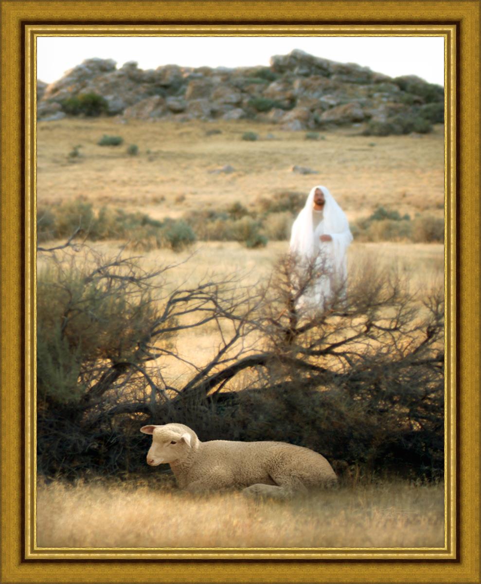 He Will Find Me Large Wall Art - Romantic Canvas Painting for Bedroom, Living Room & Home Decor