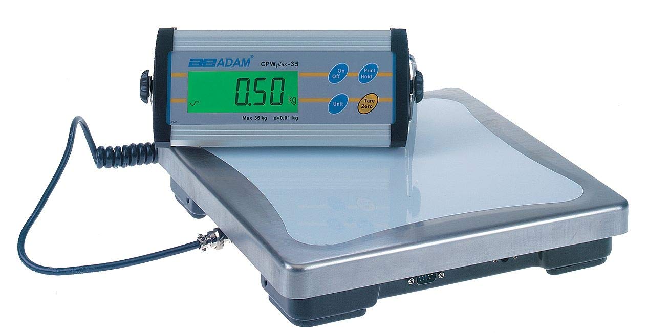 Adam Equipment CPWPLUS 6 Digital Bench Scale - 6kg/13lb Capacity, Precision Weighing for Kitchen, Shipping, Labs & Small Business Use