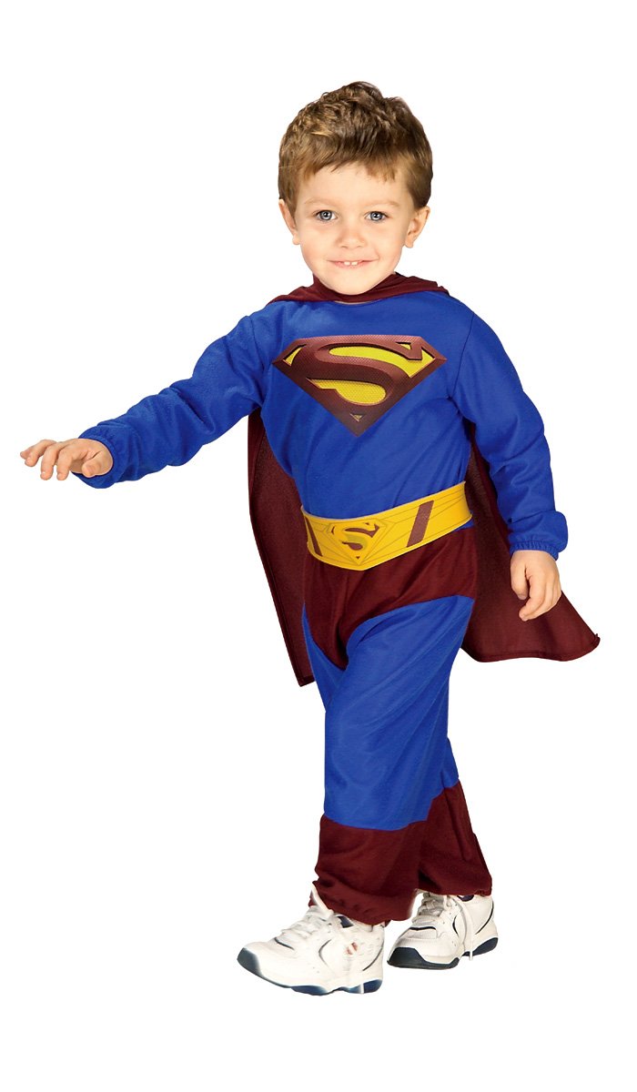 Rubie's Superman Toddler Costume for Kids - Official DC Comics Superhero Outfit for Halloween, Dress Up & Birthday Parties