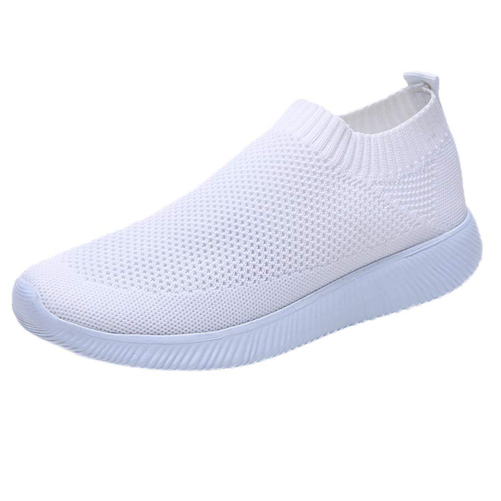 Breathable Women's Running Shoes - Lightweight Mesh Sneakers for Outdoor Sports & Gym Workouts - Size 8 Wide - Perfect for Jogging, Walking & Fitness Activities