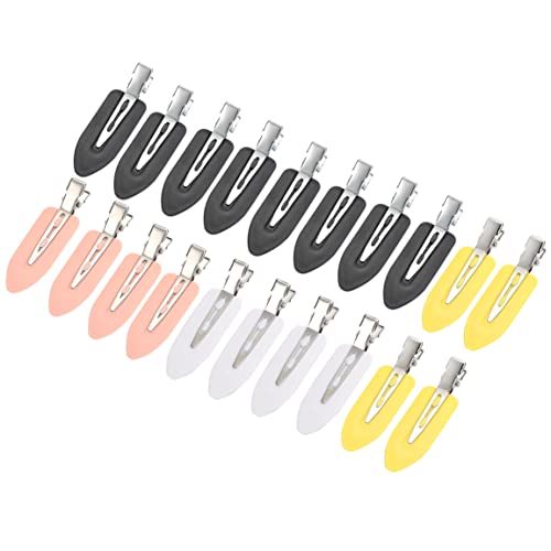 20 PCS No Bend Hair Clips Set - Handmade Cute Barrettes & Bobby Pins for Women & Girls | Crease-Free Hair Accessories for Hairstyling, Bangs, Waves & Makeup | Perfect for Party, Wedding & Everyday Use