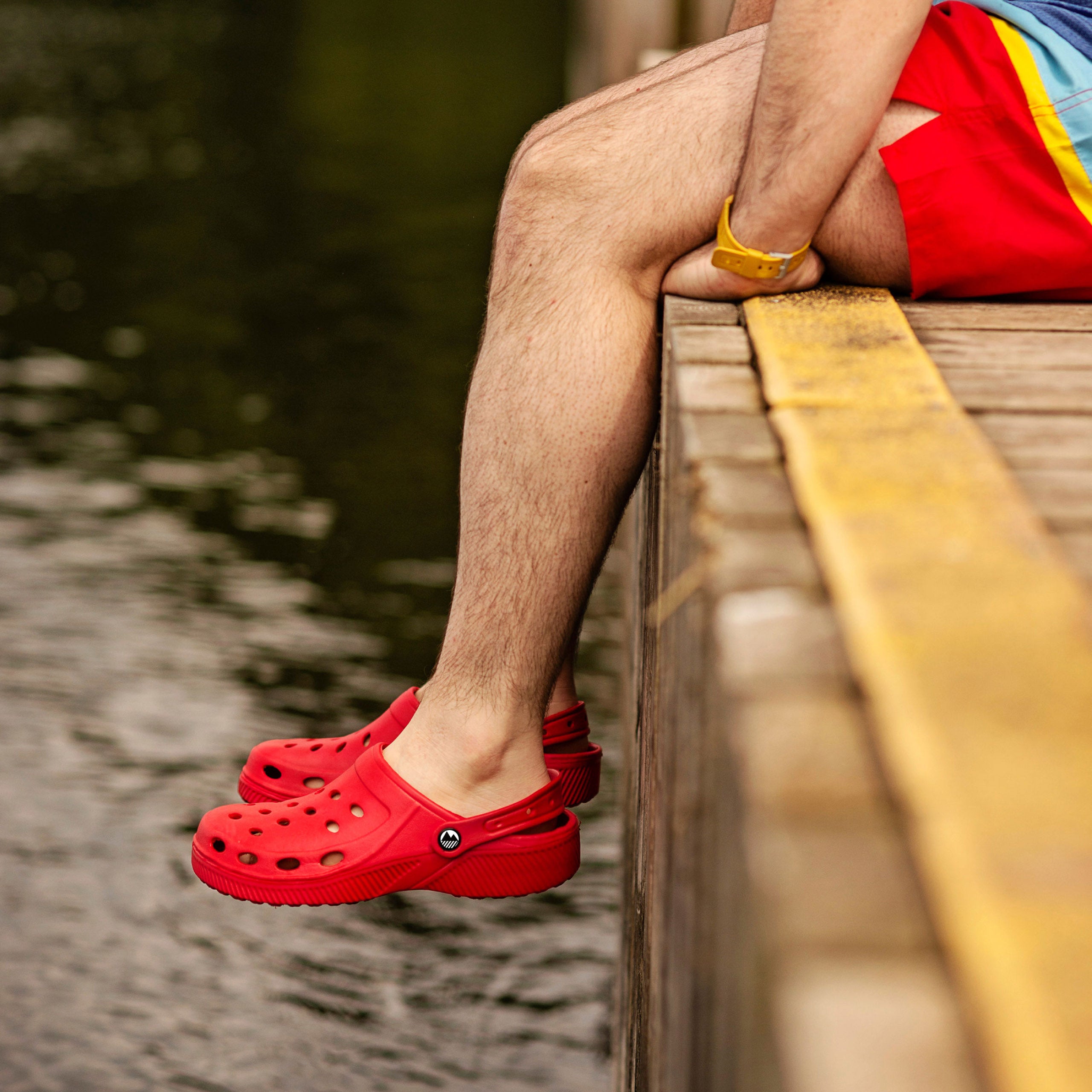 Men's Breathable Slip-On Clogs - Comfortable & Lightweight for Outdoor, Garden, and Casual Wear
