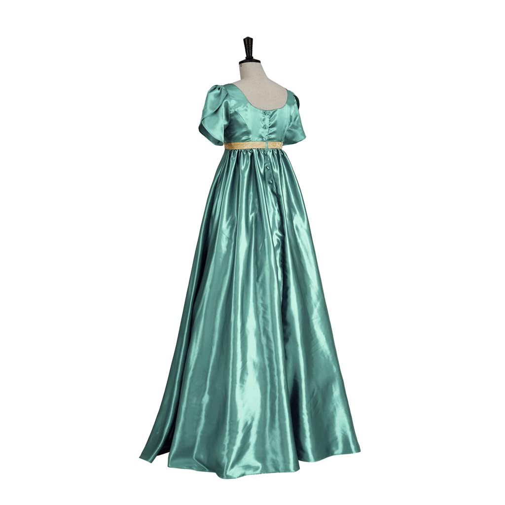 Elegant Kate Dress for Women - Jane Austen Inspired Regency Dress & Victorian Tea Gown | Perfect for Historical Reenactments, Tea Parties & Cosplay Events