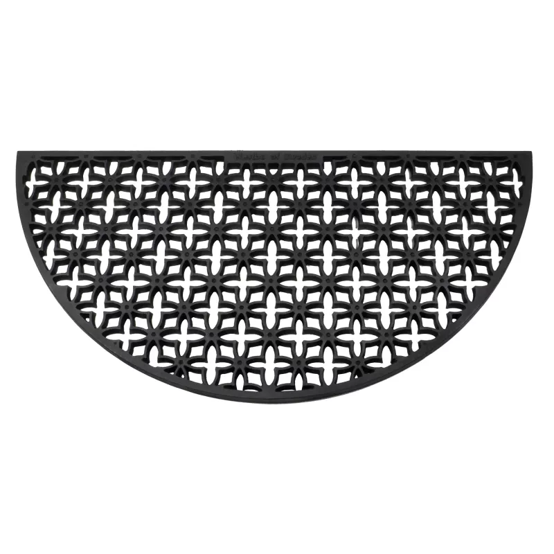 Fotskrapa Iron Half Moon Door Mat - Heavy Duty Scraper for Mud, Snow & Dirt - Perfect for Entryway, Porch & Garage Use