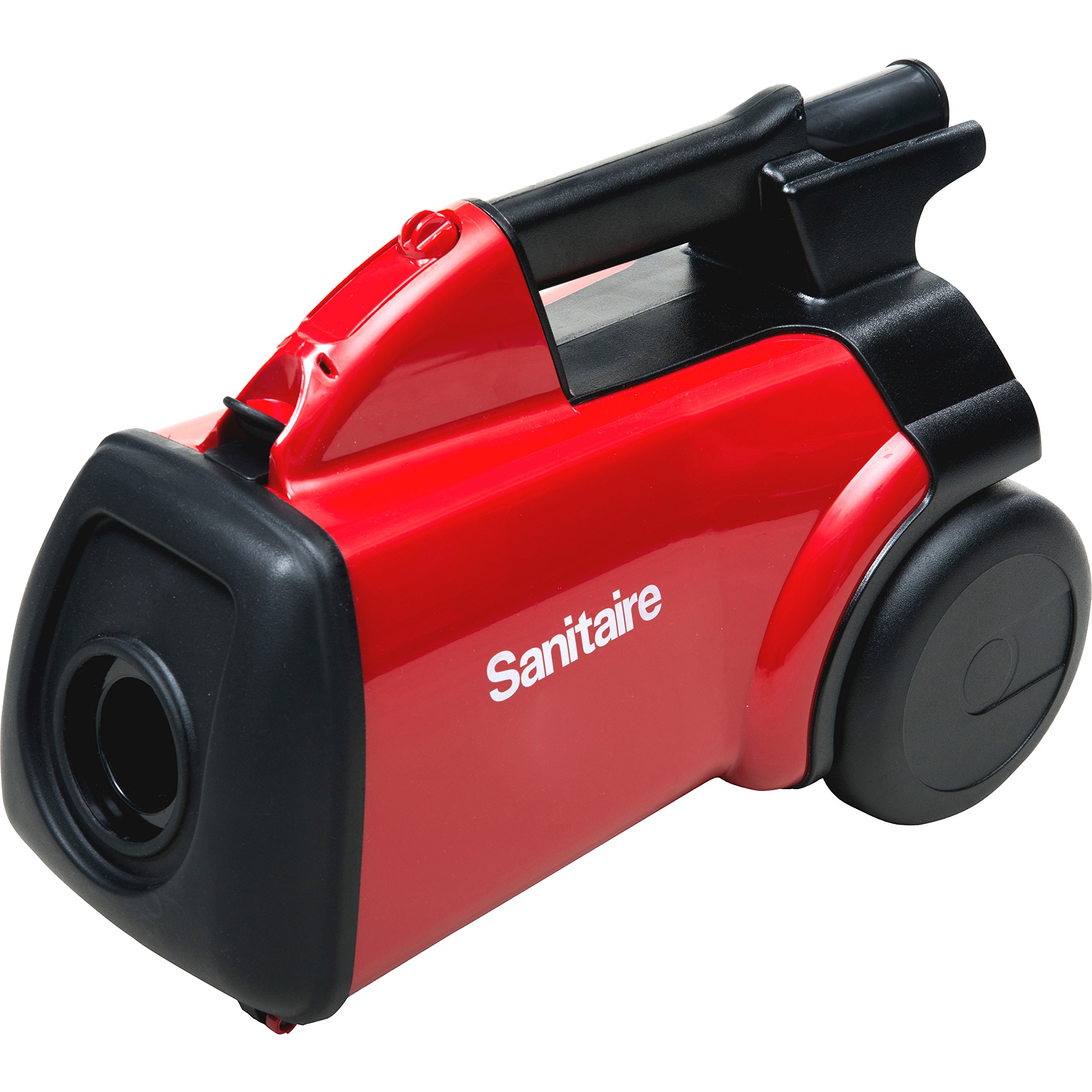 Sanitaire SC3683B Commercial Canister Vacuum Cleaner - Powerful 12 Amp Motor, HEPA Filtration, Durable Red Design for Office, Hotel & Restaurant Cleaning