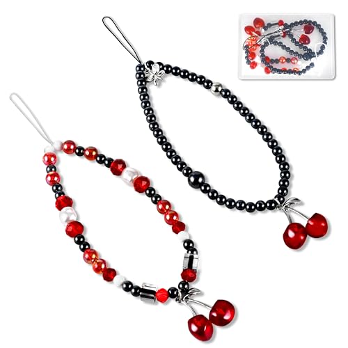 Ab 2Pcs Black Red Cherry