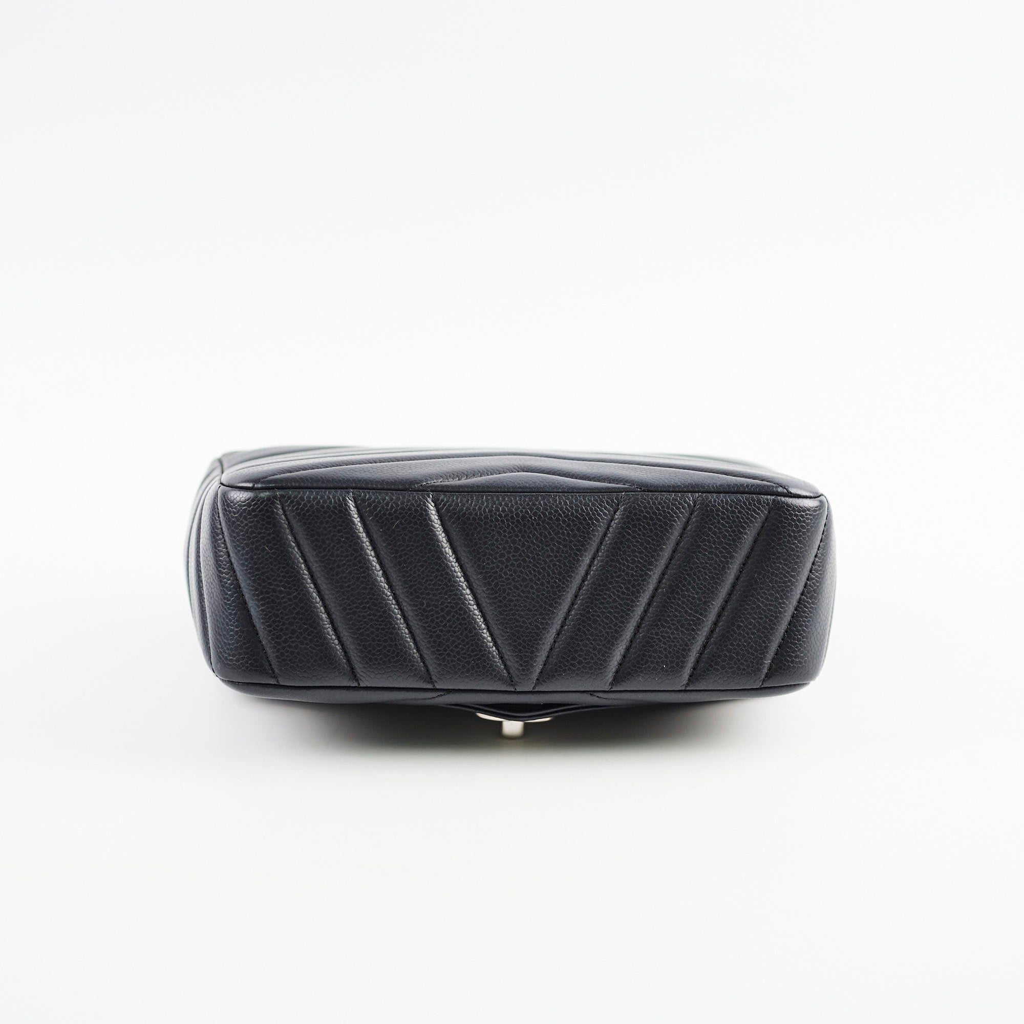 Chanel Caviar Chevron Crossbody Bag Black - Luxury Quilted Leather Shoulder Purse for Women | Perfect for Date Night, Parties & Everyday Use