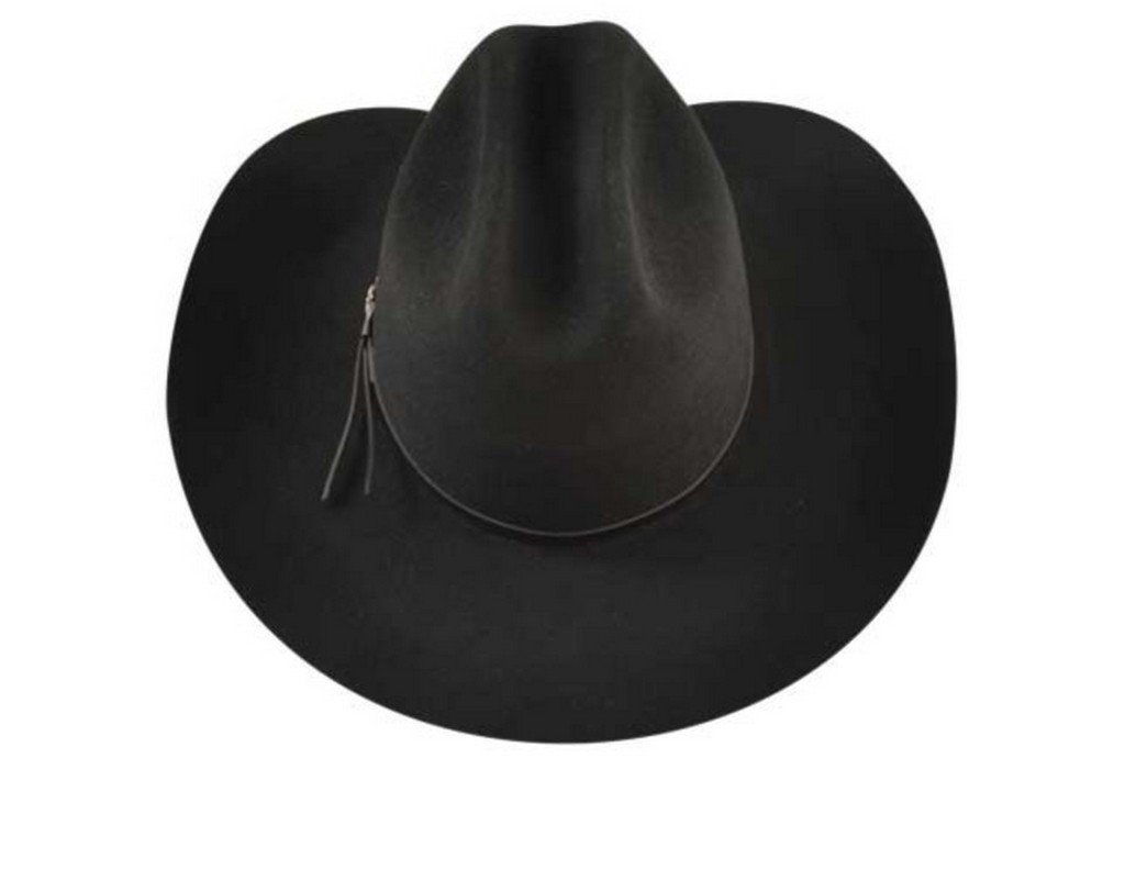 Alamo 2X Cowboy Western Hat for Men - Genuine Leather Rancher Hat with Wide Brim - Perfect for Rodeo, Country Music Festivals & Outdoor Adventures