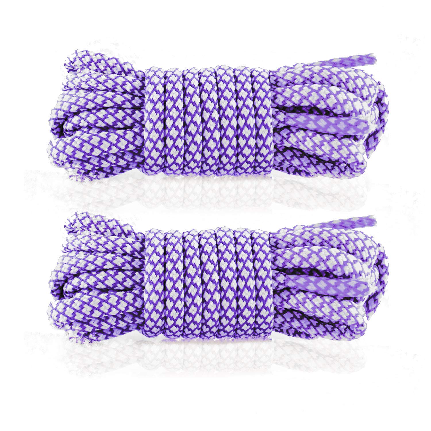 Mercury + Maia Heavy Duty Hiking Boot Laces - Round SuperRope Shoelaces for Outdoor Activities - Made in USA (2 Pairs) - Perfect for Hiking, Camping & Work Boots