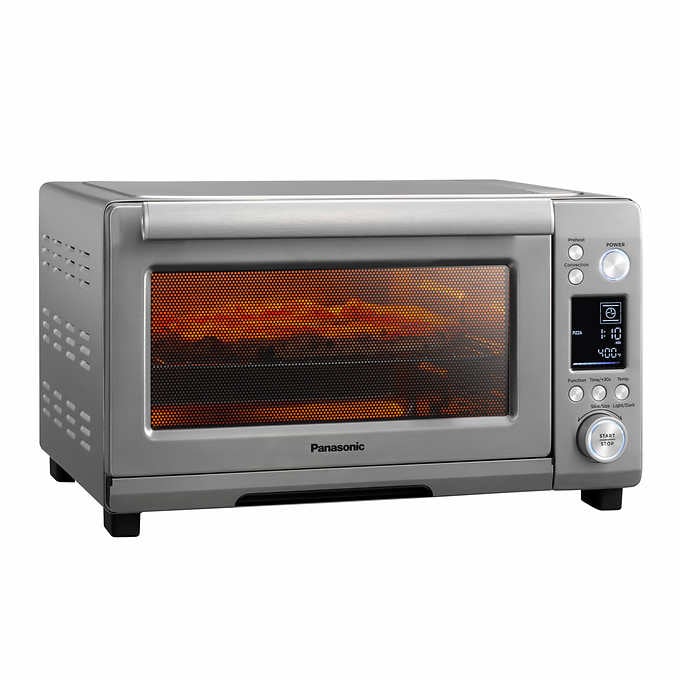 PANASONIC 0.9 Cu. Ft. Countertop Convection Toaster Oven - Refurbished with Home Essentials Warranty (Model NBG251) | Perfect for Small Kitchens, Dorms & RV Cooking