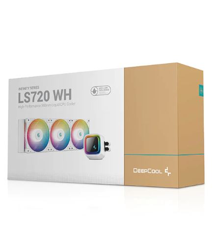 DeepCool LS720 360mm Premium Liquid CPU AIO Cooler with 3x FC120 ARGB PWM Fans - High Performance Cooling for Gaming PCs, Workstations, and Overclocking