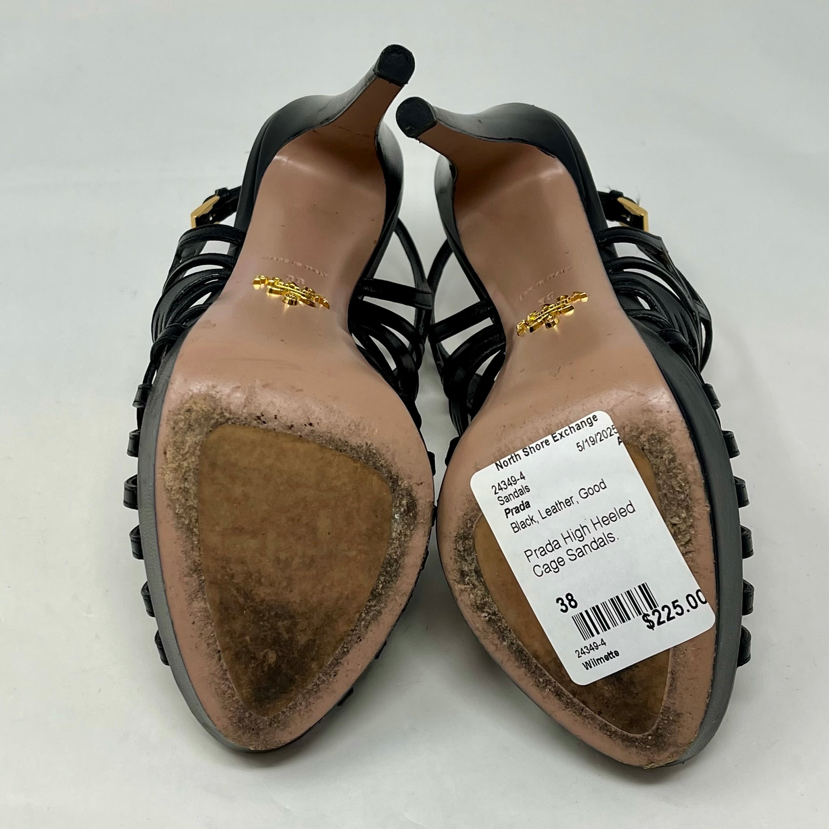 Prada Women's Luxury Leather Sandals - Comfortable & Stylish Summer Footwear for Beach, Vacation & Casual Outings