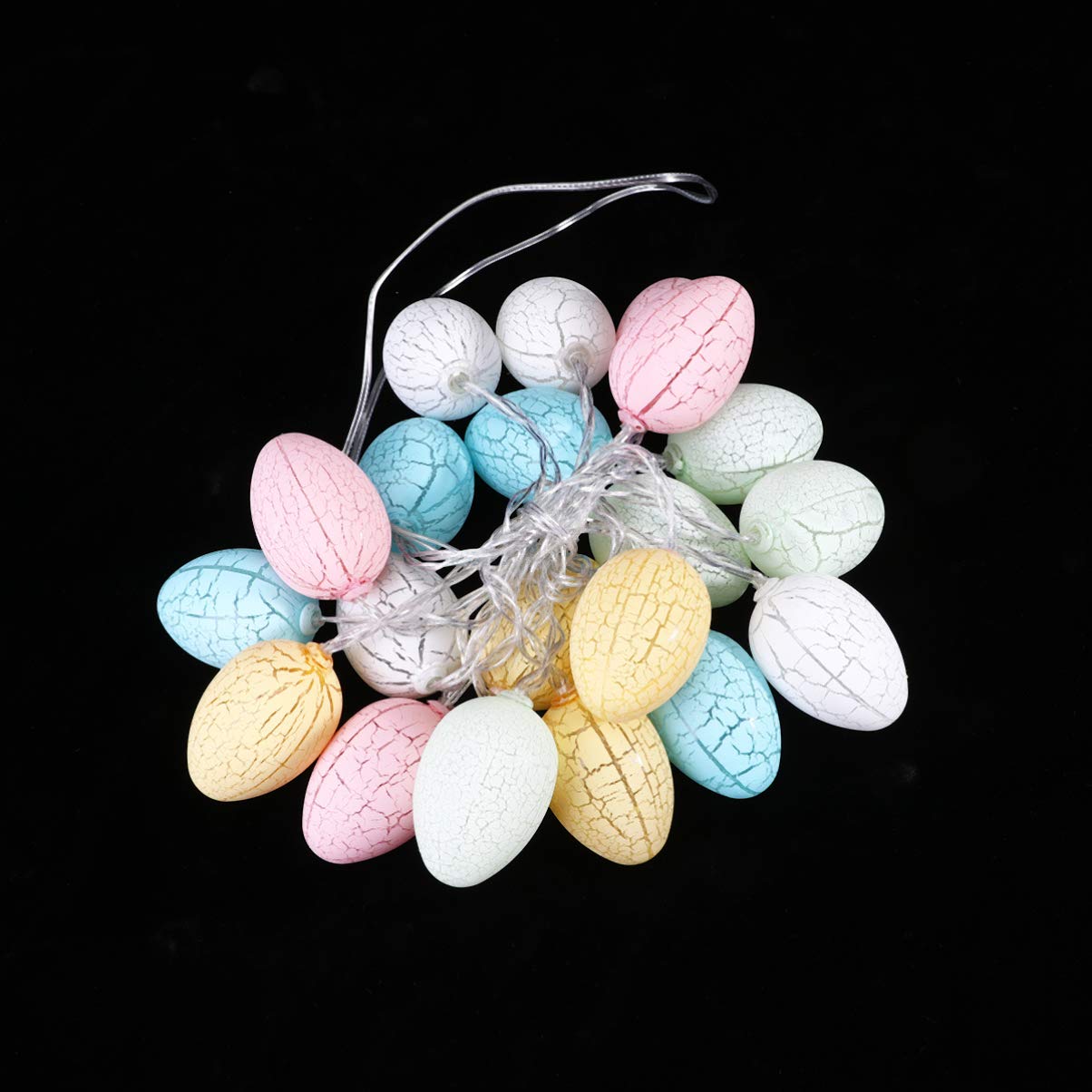Amosfun Easter LED String Lights - 20 USB Fairy Lights for Spring Easter Party Decor, Indoor & Outdoor Decoration - Perfect for Home, Garden, Wedding, and Holiday Celebrations