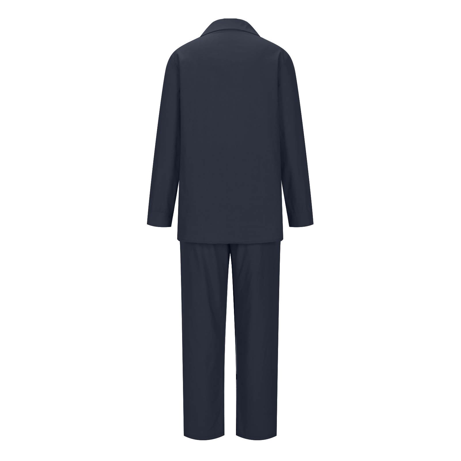 YMADREIG Women's 2-Piece Linen Outfit - Long Sleeve Button Down Shirt & Baggy Pants Set | Summer Casual Lounge Wear | Perfect for Beach Vacations, Yoga & Relaxing at Home