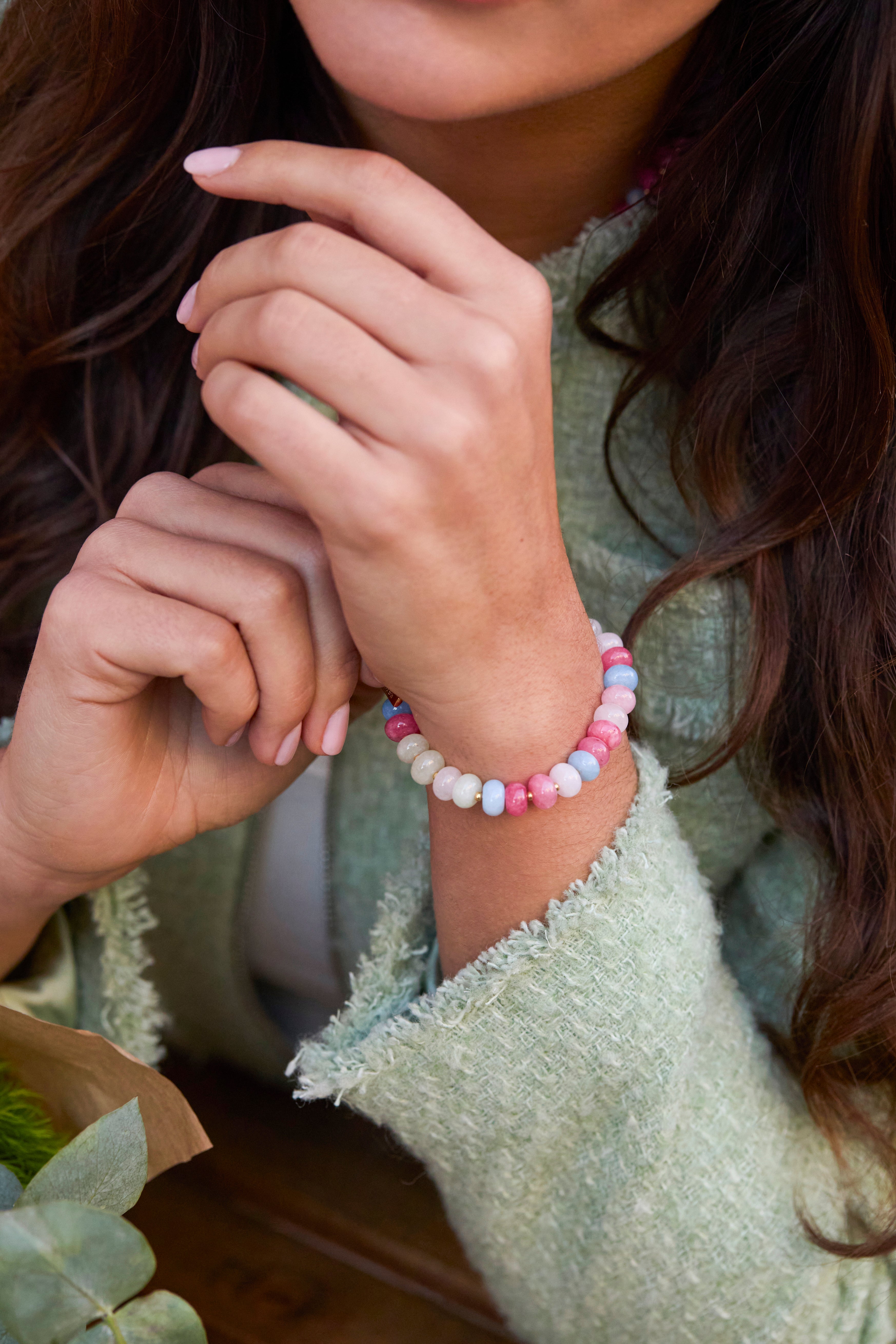 Elegant Candy Gemstone T Bar Bracelet for Women - Trendy Fashion Jewelry Gift for Birthday, Party & Everyday Wear