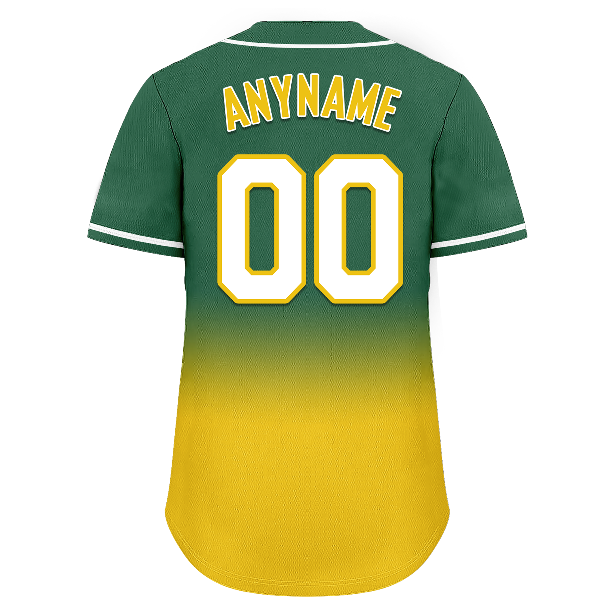 Custom Green Yellow Fade Personalized Baseball Jersey - Authentic Fashion Sports Apparel BSBJ01 D0a70ca - Perfect for Baseball Games, Team Uniforms & Fan Gear