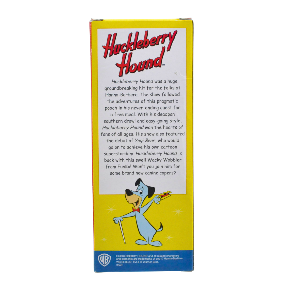 Funko Wacky Wobbler Huckleberry Hound (Crystal) - Collectible Bobblehead for Disney Fans, Perfect for Display & Gifts - Home Decor, Office Desk, Pop Culture Collection