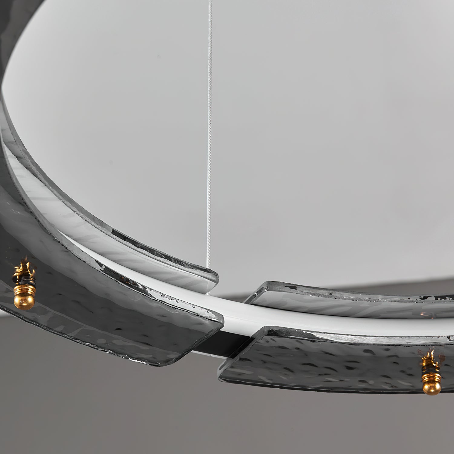 Celestial Rings Chandelier - Elegant Crystal Ceiling Light Fixture for Dining Room, Bedroom & Living Room Decor | Modern Home Lighting for Weddings & Special Events