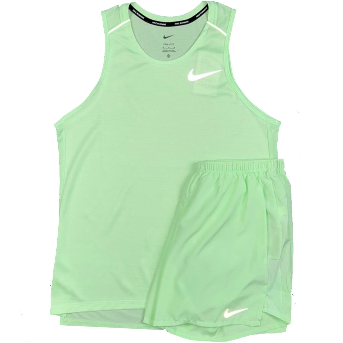 Nike Miler 1.0 Running Vest Set - Lightweight Reflective Performance Gear for Men & Women - Perfect for Marathon Training, Jogging & Outdoor Workouts
