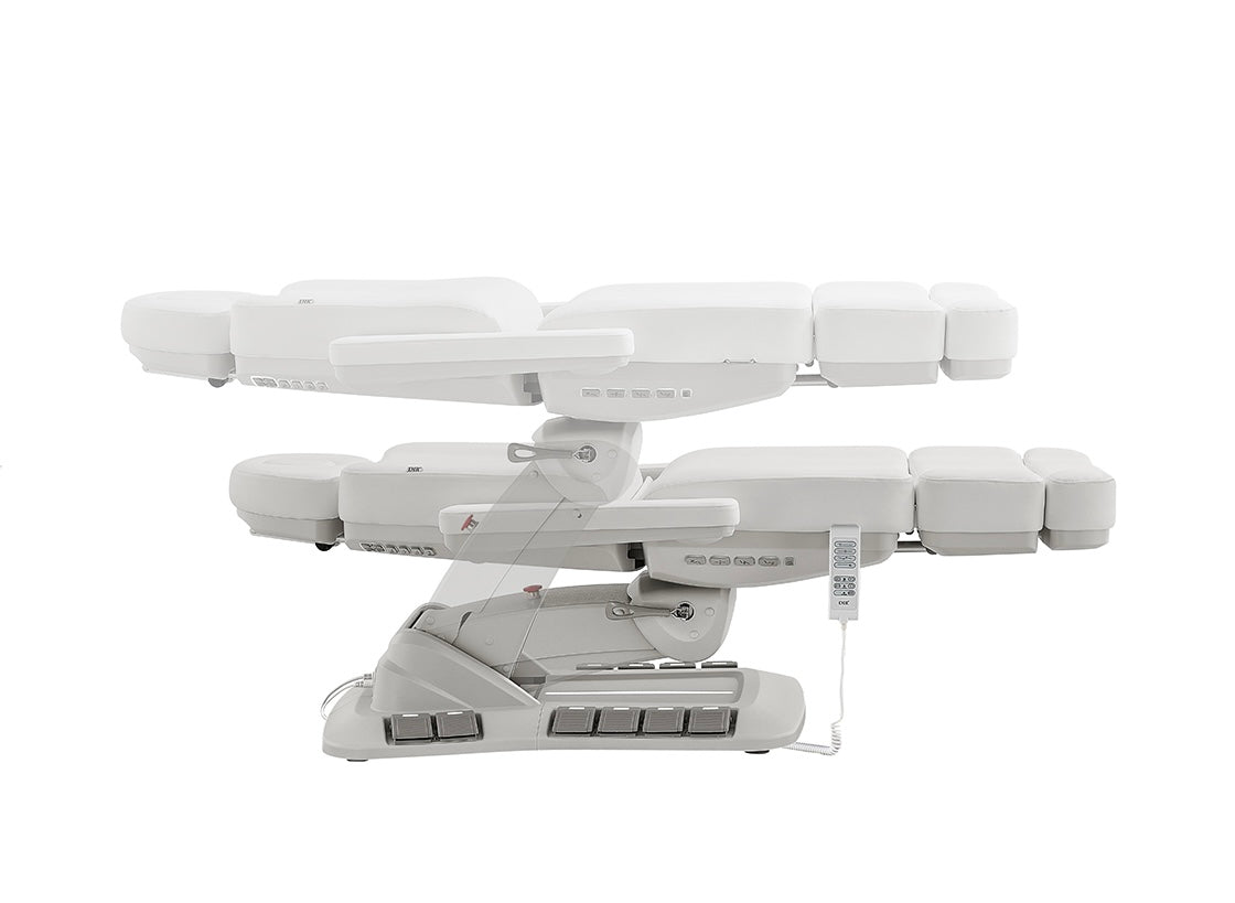 Premium Aurora Medical Spa Table with 4 Motors - Adjustable Electric Facial Bed with Hand & Foot Remote Control for Professional Spa Treatments & Beauty Salons