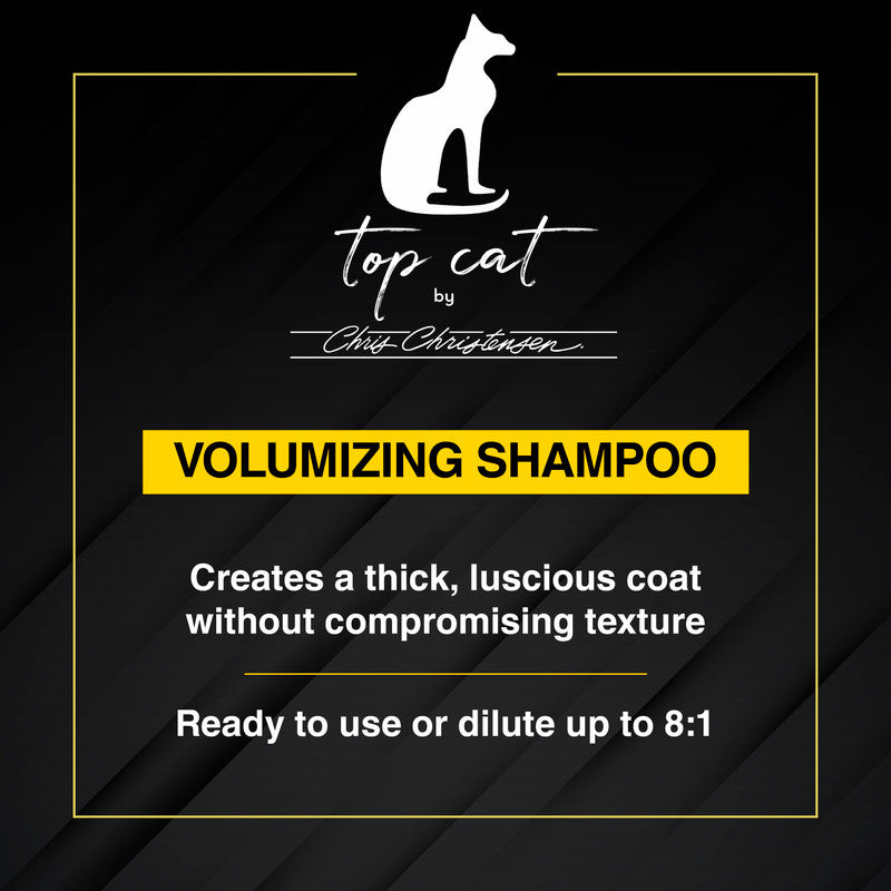 Top Cat Volume Shampoo for Thick & Full Hair - 3 Sizes (8oz, 16oz, 32oz) - Sulfate-Free Volumizing Shampoo for Fine & Thin Hair - Perfect for Daily Use & Salon-Quality Results at Home