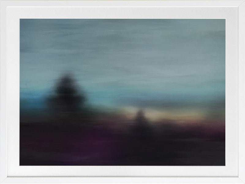 Enchanted Forest Framed Art Print - Nature Wall Decor for Living Room, Bedroom & Office - Fantasy Landscape Painting for Home Decor