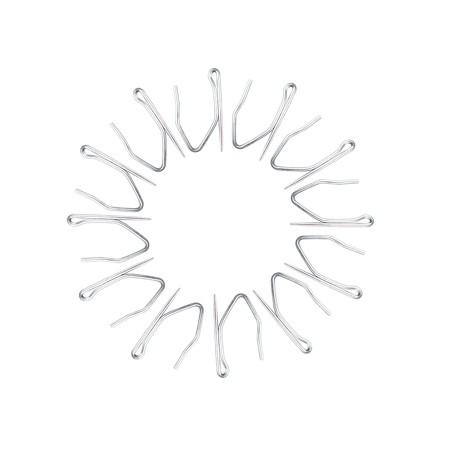 750Pcs Metal Curtain Hooks - Heavy Duty Drapery Hooks for Window, Shower & Door Curtains - Perfect for Home Decor, Bedroom, Bathroom & Living Room