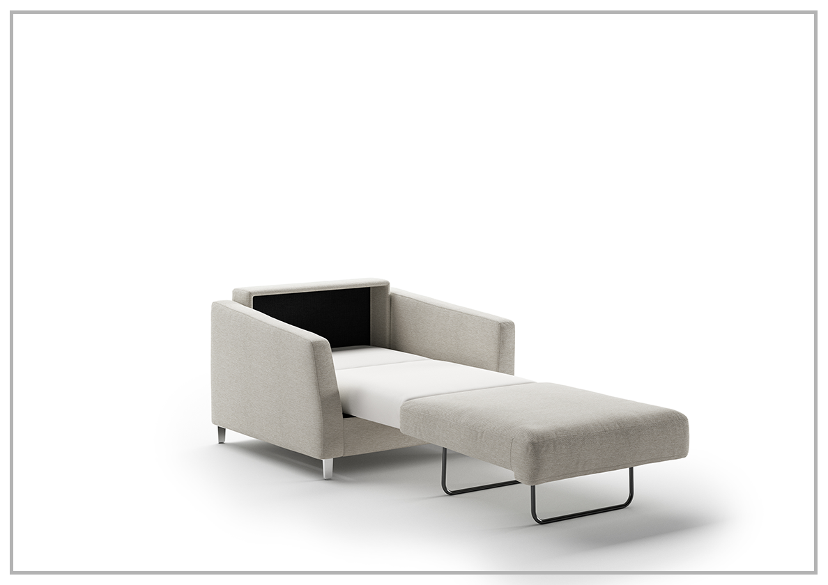 Custom Luonto Monika Fabric Sleeper Sofa - Handmade to Order | Convertible Couch Bed for Small Spaces & Guest Rooms | Perfect for Apartments, Dorms & Home Offices