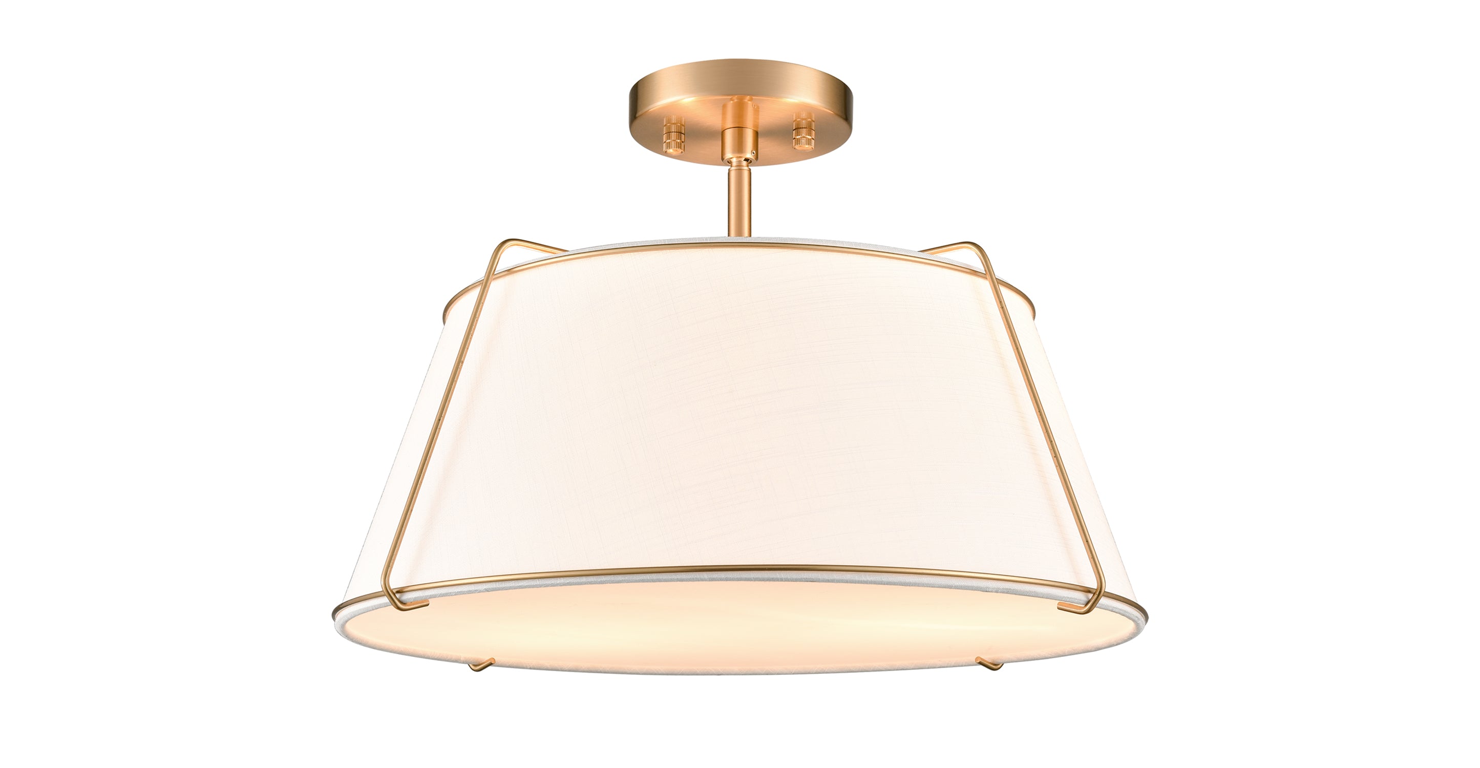 Antique Brass/White