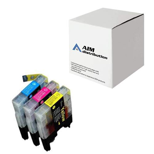 Brother LC-9803PKS Compatible Ink Cartridge Combo Pack (Cyan, Magenta, Yellow) - High-Quality Generic Replacement for Brother Printers | Perfect for Home Office Printing, School Projects & Small Business Documents