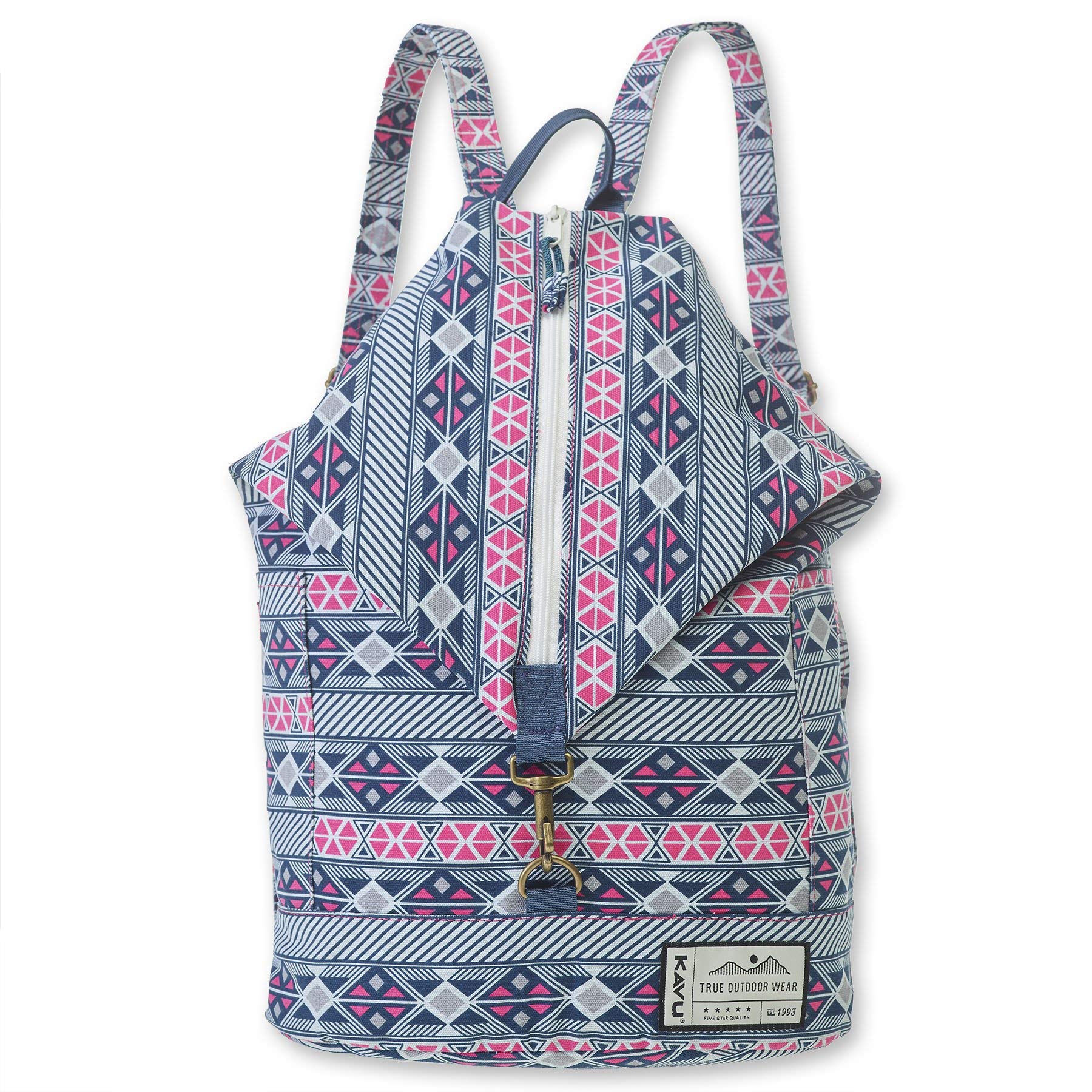 KAVU Free Range Backpack - Durable Bucket Style Hiking Bag for Men & Women - Perfect for Outdoor Adventures, Travel & Daily Commute