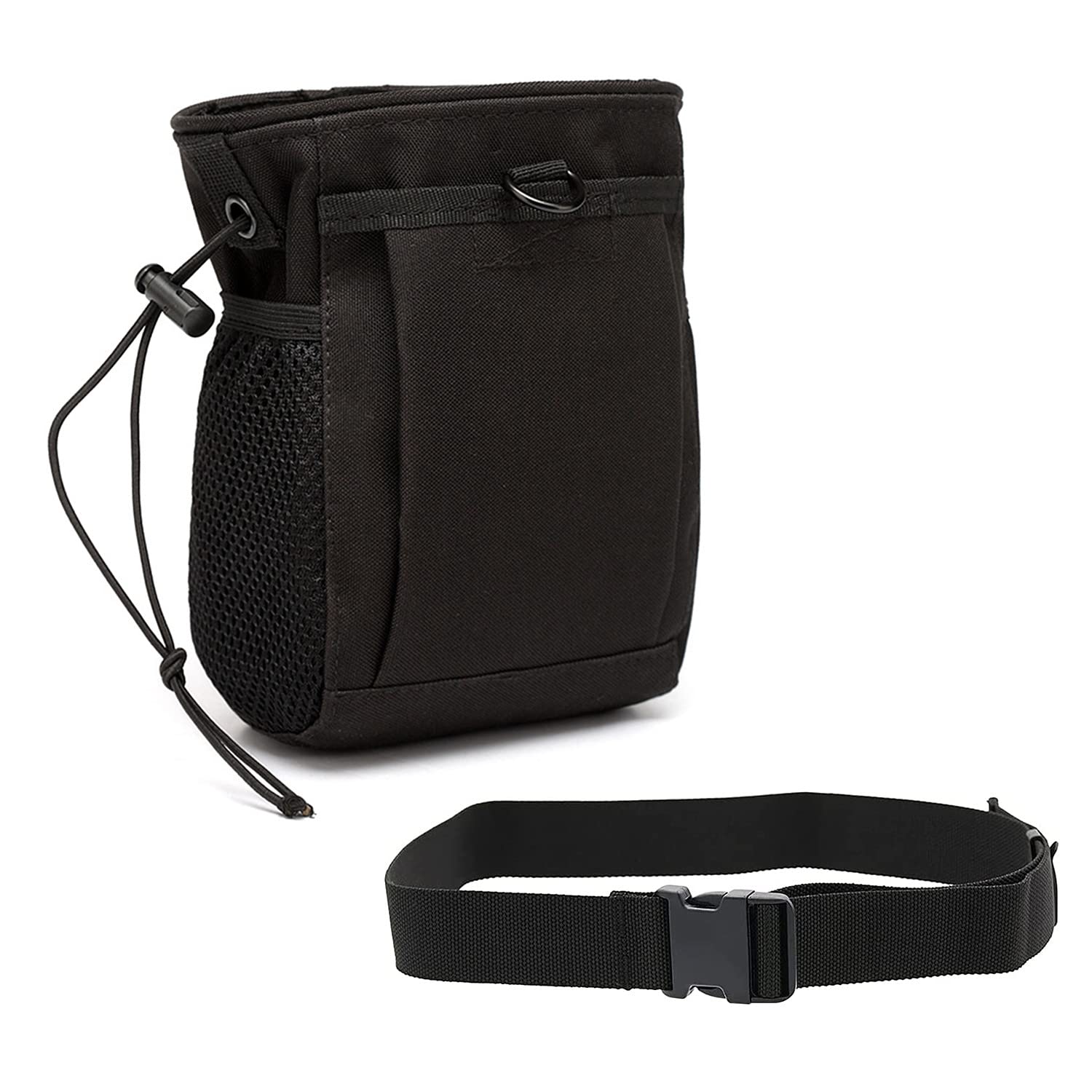 Rock Climbing Chalk Bag with Quick-Clip Belt & 3 Pockets - Premium Bouldering Chalk Bag for Rock Climbing, Gym Training, Gymnastics & Weightlifting | Ideal for Outdoor Climbing, Workouts & Strength Training