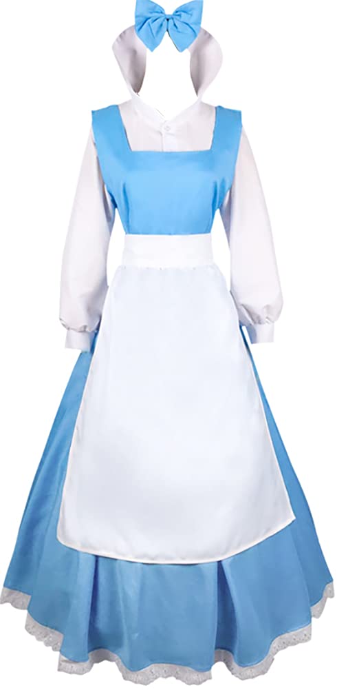 Beauty and The Beast Belle Cosplay Costume - Elegant Disney Princess Dress for Halloween, Cosplay Events & Themed Parties