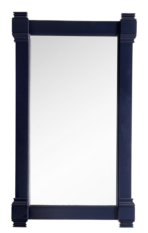 Brittany 22-Inch Round Wall Mirror in Victory Blue - Perfect for Bathroom, Bedroom, and Entryway Decor