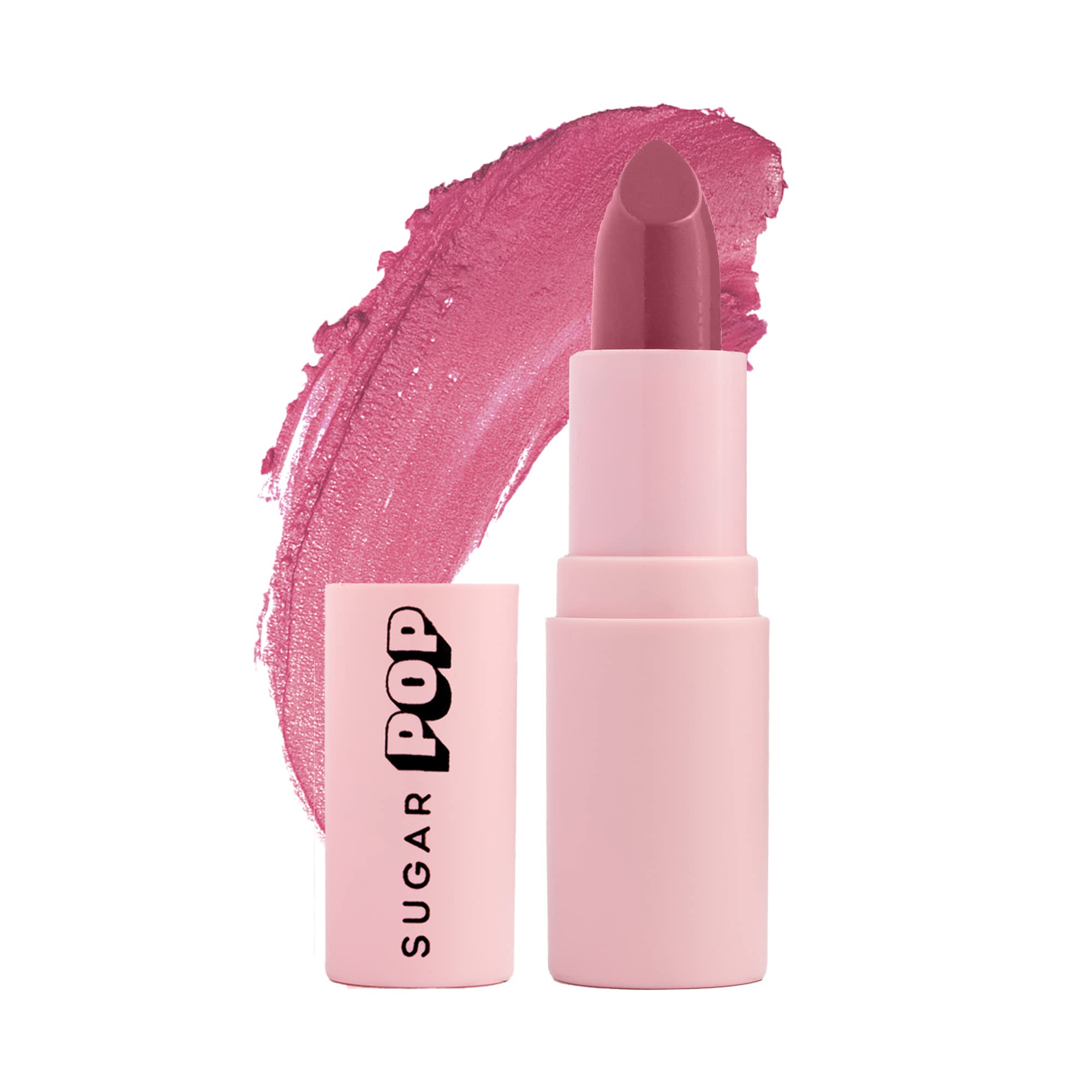 SUGAR POP Matte Lipstick - 01 Taupe (Dusty Rose) – 4.2g – Long Lasting Matte Lipstick for Women | SUGAR POP Nourishing Lip Balm - 02 Cherry (Cherry Red) – 4.5g – Hydrating Lip Care | Perfect for Everyday Wear, Date Night & Special Occasions