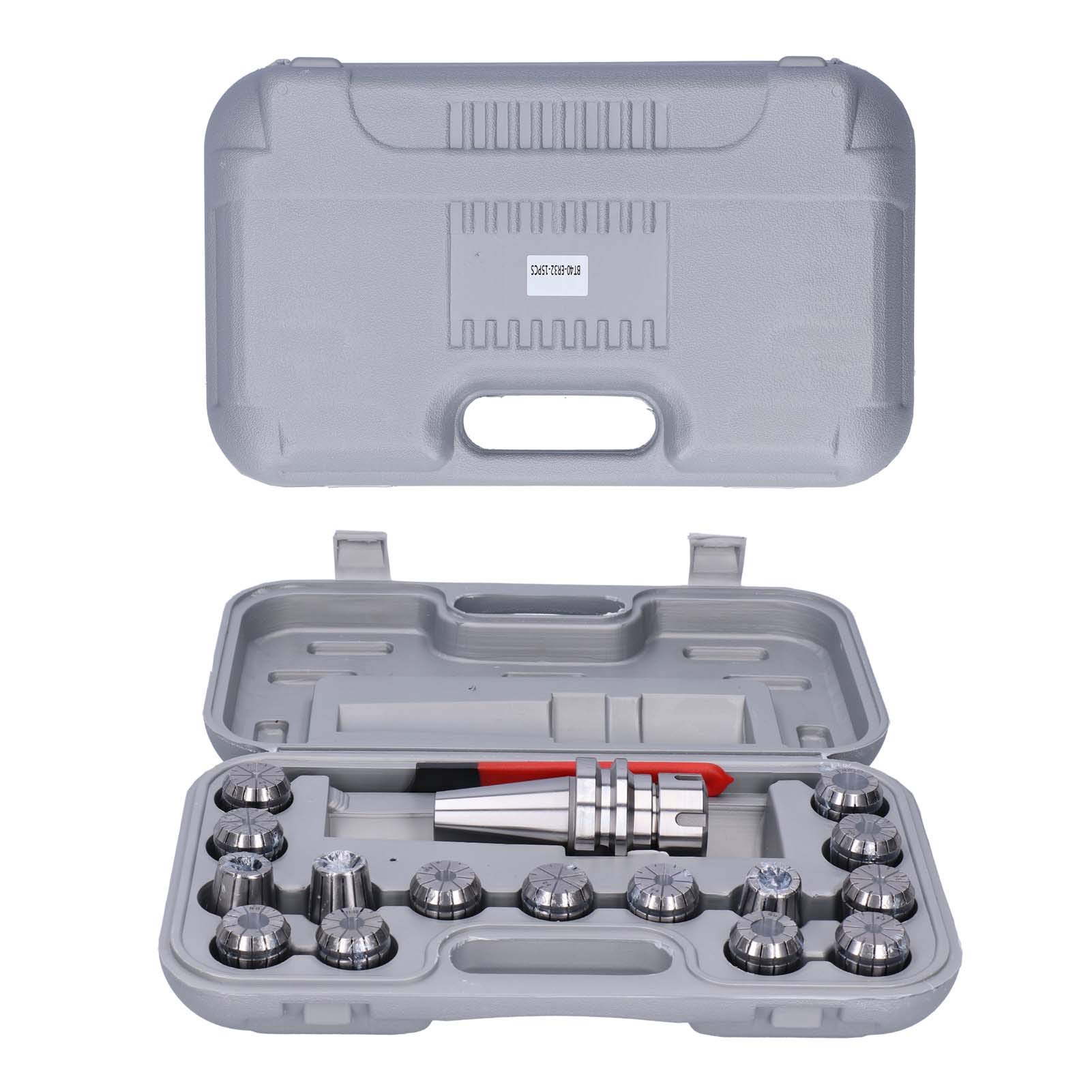15Pcs 20CrMnTi Spring Collet Set - CNC Machine Tool Holder for Milling, Lathe & Engraving | High Elasticity ER Collet Chuck | Perfect for CNC Machining, Metalworking & Precision Engineering